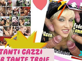Hairy Gangbang Orgy with Federica Tommasi and Giorgio Grandi in Vintage Italian Classic