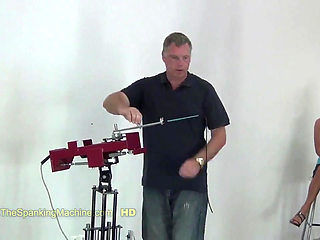 Gia Spanking Machine - Bare Back Whipping