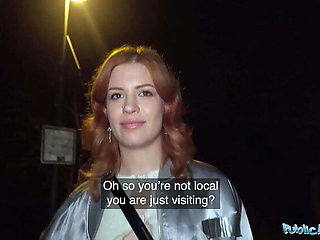 Public Agent Redhead Squirts on Big Dick - Rough POV Sex with Mia Stone