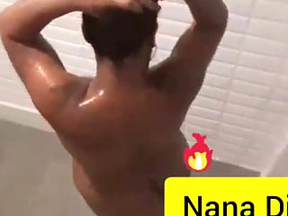 Busty Woman Showering
