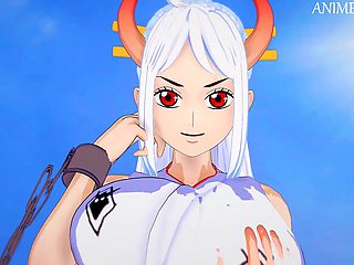 Yamato lets Luffy have his way with her multiple times to join his crew - One Piece anime compilation