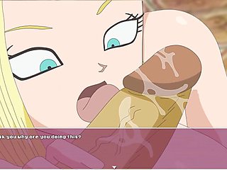 Android Quest for the Balls - Dragon Ball Part 3 - Android 18 and the Big Dick by Loveskysanx