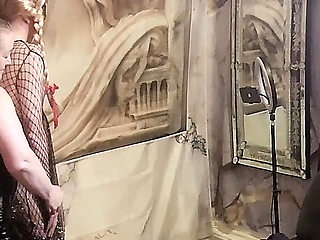 Part 2: Mature BBW Dominatrix Satana Humiliates Sissy Slave Andrew in Dungeon - Femdom BDSM