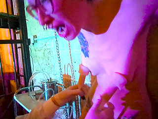 Doctor Attempts to Pump My Pussy & Tits Whilst Chained