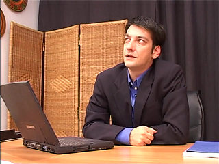 Anal with boss on the office table