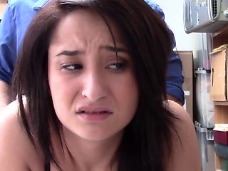 Amateur hotties Chad & Isabella get raunchy in a reality cop fantasy