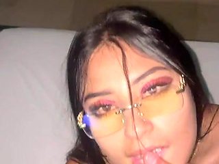 Latina beauty ignites wild passion in steamy hotel encounter