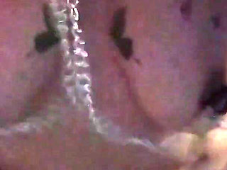 Fucked Doggystyle With Nipple Clamps Front View