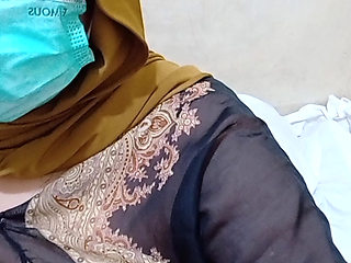 Woman in Hijab Colmek with Her Pussy Sighing