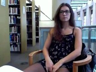 Cute curly brunette solo webcam masturbation