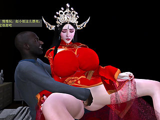 3D huge boobs mature milf naked her huge ass got fucked by BBC