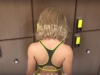 Busty brunette stars in erotic stories visual novel with steamy adventures