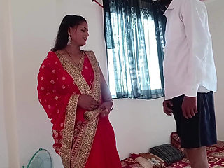 The electrical shop owner came to Riya Bhabhi's house to put a bulb when Riya Bhabhi grabbed his penis and started sucking it and did it