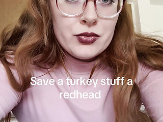 Save a Turkey Stuff a Redhead Happy Thanksgiving