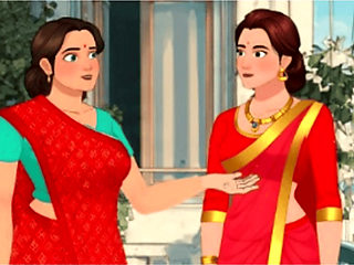 Two Indian Friends having fun in their balcony