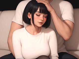 Obsessed Lucy #4, She Uses Her Feet, Animated Cute Roommate Porn Game