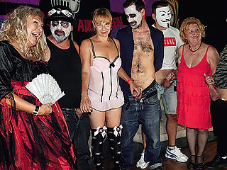 Halloween Mature Anal Party Orgy