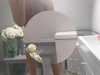 Pissing on the Bathroom Floor