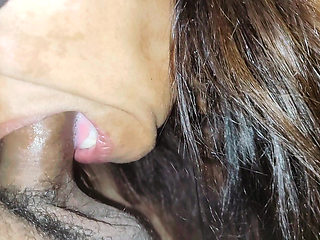 MILF Sucks Her Husband's Soul with Her Hot Deep Throat