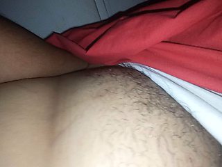 Massaging My Wife's Fat Hairy Pussy 2