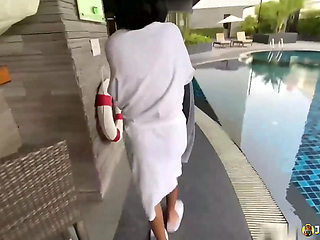 Johntronx - Picture-perfect Thai Amateur Babe Gets Banged in the Pool