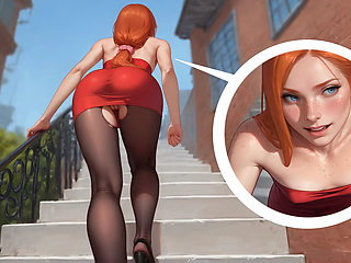 My Readhead Wife Trying Rough Deepthroat Live online - 3d Hentai Animated Porn - Mila Ai