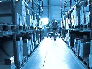 German Domination Scene - Blonde in Fetish Gear