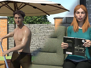 My Stepbrother's Wife #6 Jennifer Got Turned on Watching Me Clean Shirtless