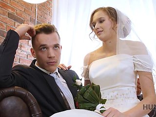 HUNT4K. Cute Czech Bride Spends Her First Night With A Rich Stranger