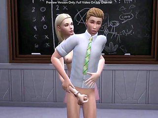 Petite Man-meat Teenage Humps His Super-hot Splendid Educator In Front His Classmates - sims four - THREE DIMENSIONAL Anime porn
