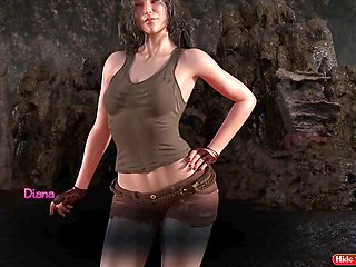 3D handjob action with Nuttforyou in the video game adventure