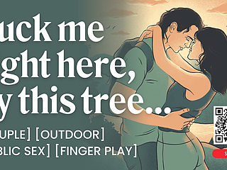 ASMR Audio Porn: Couple Fuck in the Woods - Public Outdoor Sex & Finger Play - Erotic Audio Roleplay