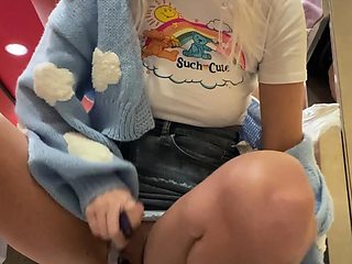 Beautiful amateur blonde barmaid paid sex in public