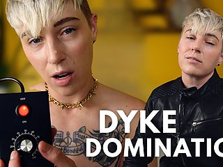 Leather Dyke Dominates You - Bound, Overstimmed, and Used! POV domination for women