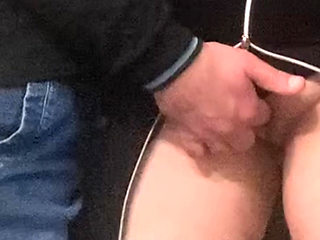 OMG! Touching Juicy Pussy In Subway - Penetrating in Sexy Panties