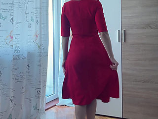 Sexy Stepmom Asked for Help Choosing a Dress - and She Was Fucked Hard