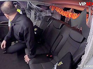 George Uhl And Jasmine Jae - Halloween Sex On The Van With A Busty Police Officer