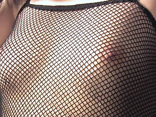 Horny Brunette Babe Masturbates with Banana and Eats Pussy