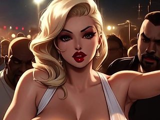 Big Ass MILFs Get Fucked in a Mosh Pit