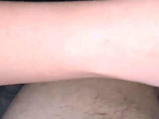 Hot Brunette with Small Boobs Jerks off the Young Big Cock Until He Can't Stand It and Cums