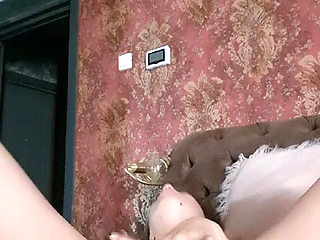 Single mom plays with herself while nobody is at home