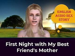 First Night with My Best Friend's Stepmother - English Audio Sex Story