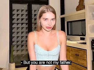 Lost Virginity with My Stepdad. Mommy Caught Us because of Loud Moans!