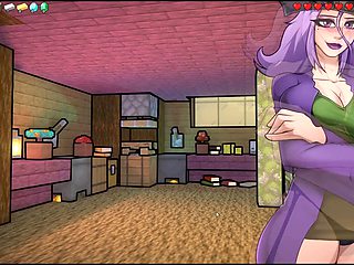 Thick ebony beauty with dark skin showing off her assets