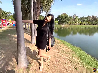 JohnTronX - Chubby Thai girl with big boobs and ass gets fucked hardcore