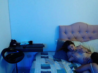 naughty latin girls fucking alone at home.