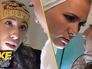 Harmonious Kathy Anderson - lesbian seduction action - Fake Hostel