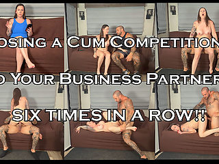 Losing a Cum Competition Six Times in a Row
