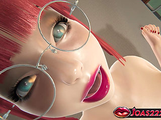 Huge Boobs Hospital Nurse Rule34 - Kissing, Pussy Masturbation, Tight Pussy Fingering, Double Dildo in Ass & Pussy for Squirt