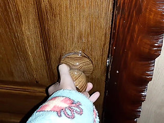 I Heard My Stepmom Moaning While Masturbating in the Toilet and Started Watching Her